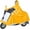 Yellow, variant on FIGT-Hooded Motorcycle Raincoat, Waterproof E Bike Rain Poncho Electric Scooter Rain Cape with Visual Window for Cycling (Yellow)【0508】