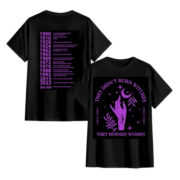 They Didn't Burn Witches They Burned Women Shirt, Feminism Shirt, Feminist Witch Shirt, Women Empowerment, Her Power, Women's Rights Shirt