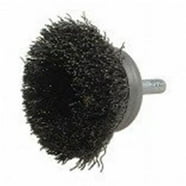 Weiler 4 Crimped Wire Cup Brush .014 Steel Fill 5/8-11 UNC Nut 14026