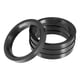 thumbnail image 1 of 70,1mm a 56,1mm Universal Coche Cubos Centrados Anillos Negro - 4uds, 1 of 1