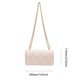 thumbnail image 5 of Bolso cruzado con cadena para mujer, Bolso cuadrado clásico informal, Bolso ligero para citas diarias, 5 of 9