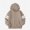 Khaki, variant on HAOTAGS Kids Hooded Sweatshirt (5-14) Winter Fleece-lined Zipper Warm Jacket Hot Pink Size 9