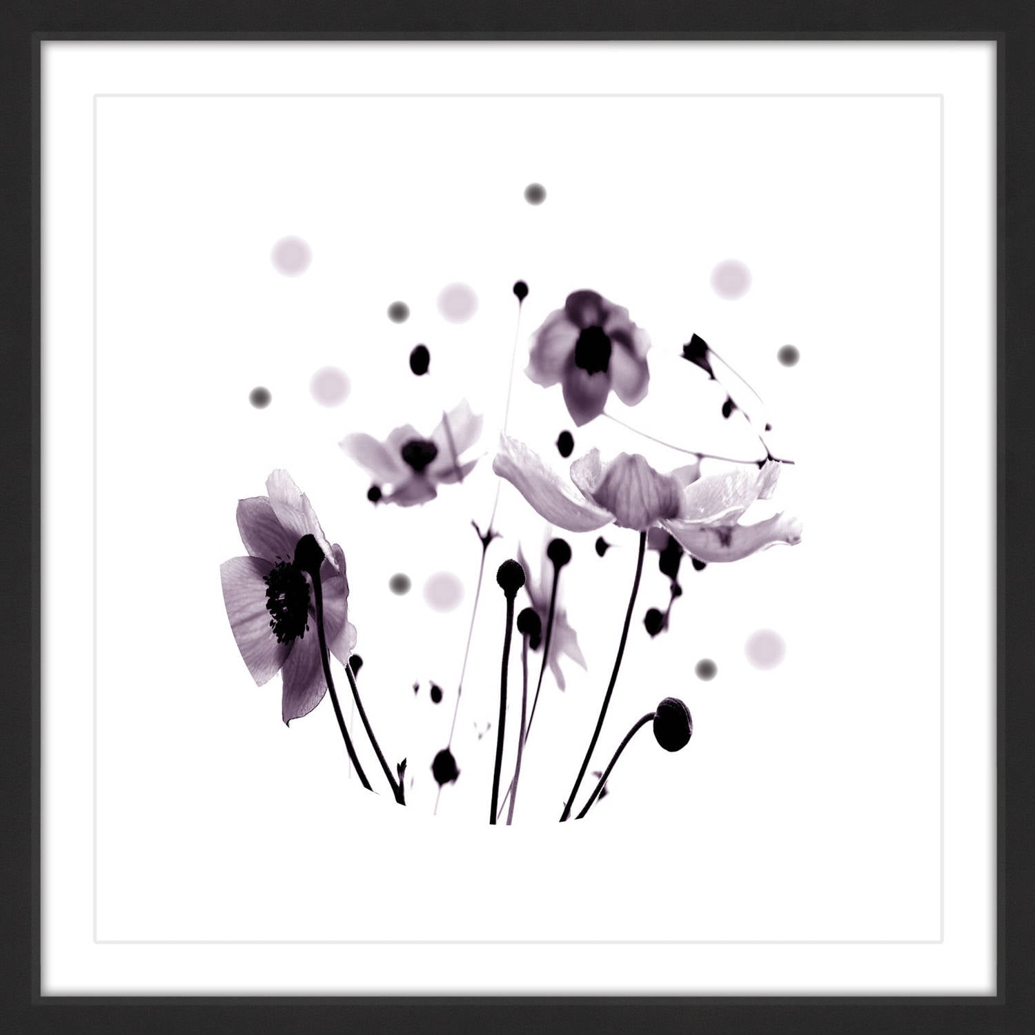 Marmont Hill "Grey Visions" by Katarina Snygg Framed Painting Print