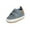 Blue, variant on Baby Boys Girls High Top Ankle PU Leather Sneakers Soft Rubber Sole Infant Anti-Slip Toddler Wedding Dress Shoes