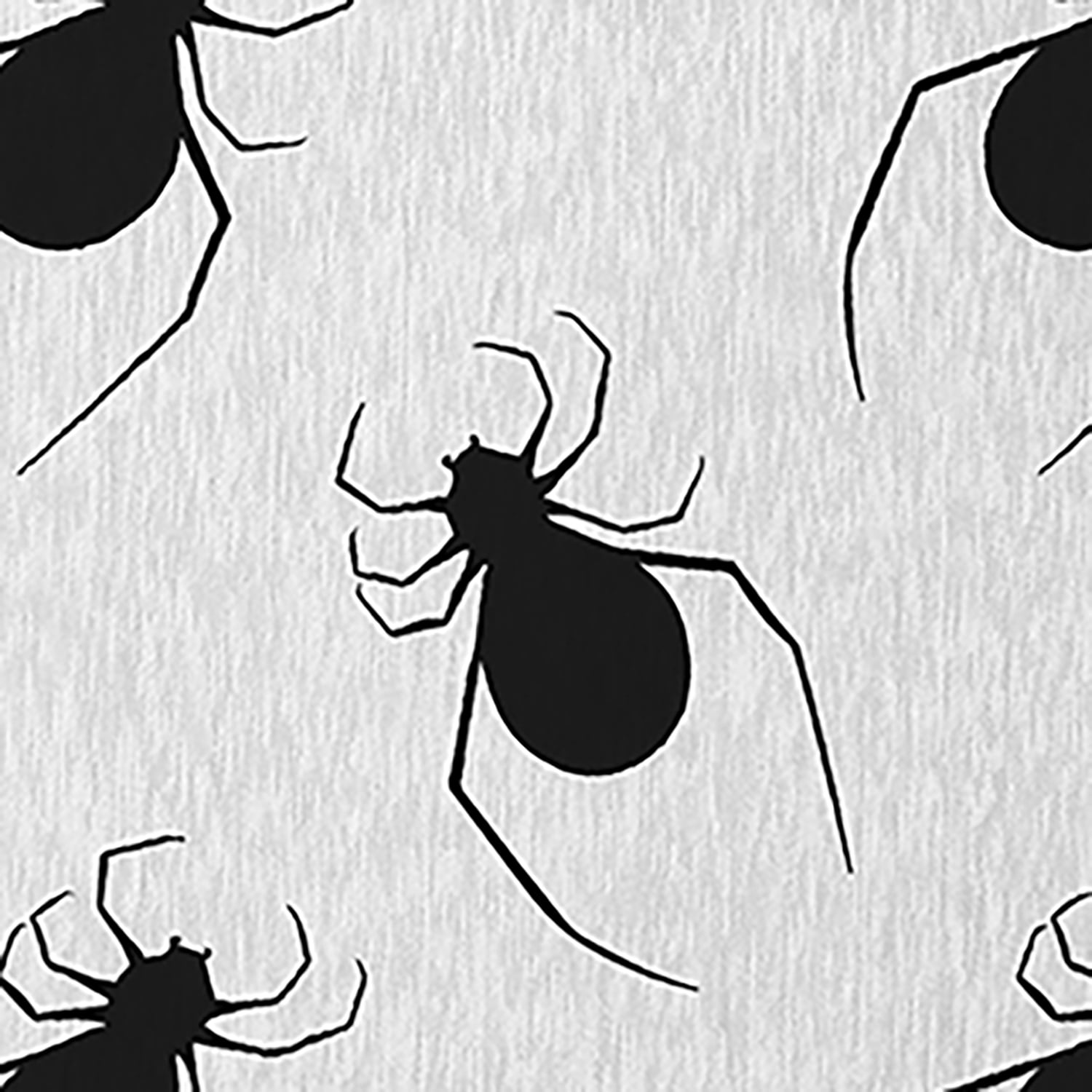 Simply Daisy Spider Pattern White Halloween Chenille Area Rug, 18" x 30"