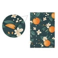 thumbnail image 5 of Yayeee Garden Flag 28" x 40" Double Sided Outdoor Yard Lawn Holiday Decorations, Green Floral Oranges, 5 of 6