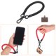 thumbnail image 3 of Lanyard de teléfono Uxcell, lanyard universal de poliéster con parche para smartphone, negro, 1 paquete, 3 of 4