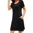 thumbnail image 3 of TARAINYA Summer Dresses for Women Trendy Mini Swing Dress Casual Beach Sundress with Pockets, 3 of 6