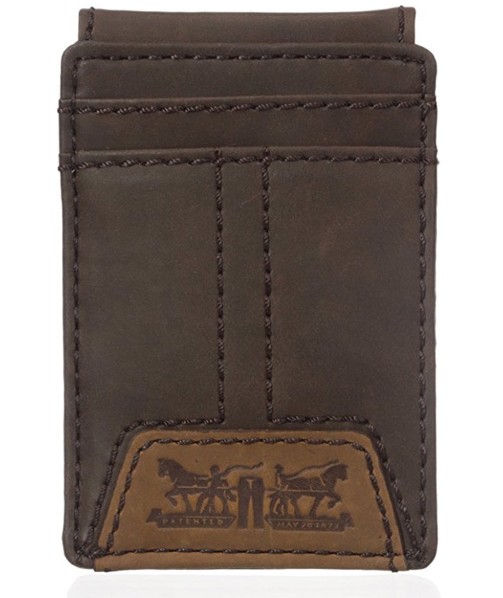 levi's men's slim front pocket wallet