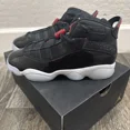 thumbnail image 5 of Ni - ke Air Jordan 6 Rings 323419-064 Sneaker Kids Boys Black GS Basketball Shoes EF91, 5 of 5