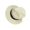 thumbnail image 1 of Jumpingount Sombrero para el sol Sombrero de bombín Accesorio de ropa Transpirable Niños Adultos Sombrero de verano Sombrero de paja Sombrero de pescador Sombreros Leche blanca Jumpingount AP012011-03, 1 of 6
