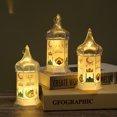 thumbnail image 4 of Linterna De Ramadán Lámpara LED de ambiente, accesorios de adorno, lámpara de decoración de jardín Eid Mubarak para mesa islámica Sywqhk Para estrenar, 4 of 7
