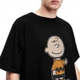 thumbnail image 4 of Camisetas de algodón increíbles para hombres y mujeres con accesorios de Charlie Brown y Peanuts, camisetas para adultos, 4 of 5