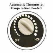 Optimus H-2210 1,320-Watt Portable Fan-Forced Radiant Heater with Thermostat