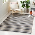 thumbnail image 2 of SAFAVIEH Striped Kilim Lorcan Striped Area Rug, Charcoal/Ivory, 3' x 5', 2 of 8