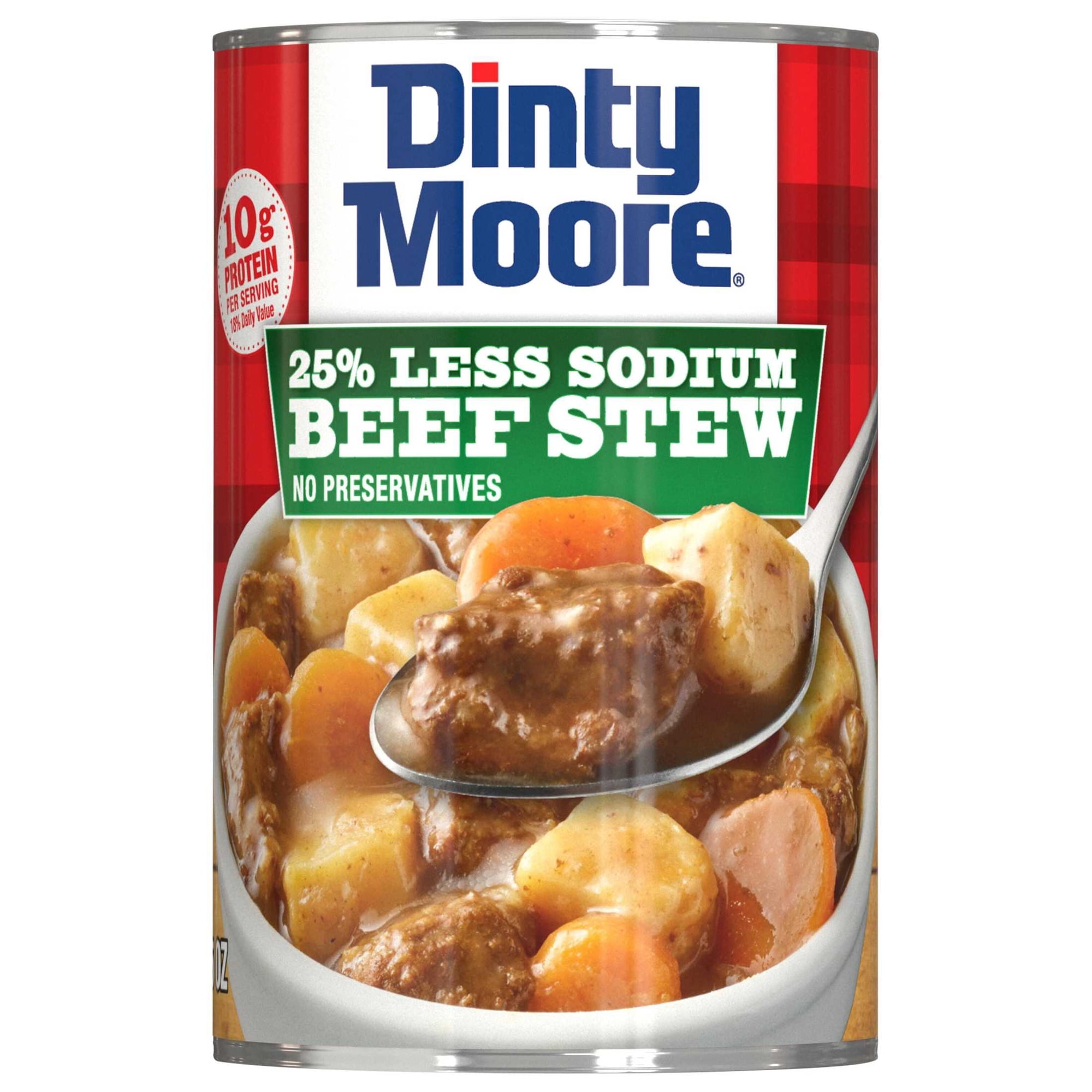 DINTY MOORE Beef Stew 25% Less Sodium, 15 oz Steel Can