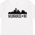 thumbnail image 4 of Inktastic Milwaukee Wisconsin City Skyline Boys or Girls Long Sleeve Toddler T-Shirt, 4 of 5