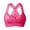 Hot Pink, variant on Women 2026 Floral Lace Bralette Padded Breathable Sexy Racerback Lace Bra (Grey, S)