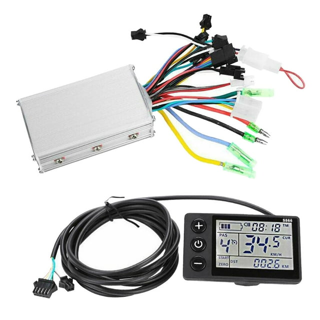 koolsoo E-Bike LCD Display Meter, Computer Speedometer Backlight Large 24V-36V