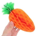thumbnail image 3 of VORCOOL 6Pcs Easter Honeycomb Carrot Ornaments Hanging Party Decor Assorted Colors, 3 of 8