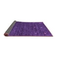 thumbnail image 2 of Ahgly Company Indoor Square Abstract Purple Contemporary Area Rugs, 8' Square, 2 of 4