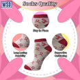 thumbnail image 4 of YACHT & SMITH Pink Ribbon Breast Cancer Awareness Ankle/Crew Socks for Women (12 Pairs Assorted A (Ankle) Women (9-11)), 4 of 6