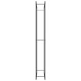 thumbnail image 4 of vidaXL Firewood Rack Storage Fire Log Stand Stacker Holder Matt Black Steel, 4 of 6