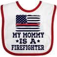 thumbnail image 3 of Inktastic Mommy is a Firefighter Boys or Girls Baby Bib, 3 of 4