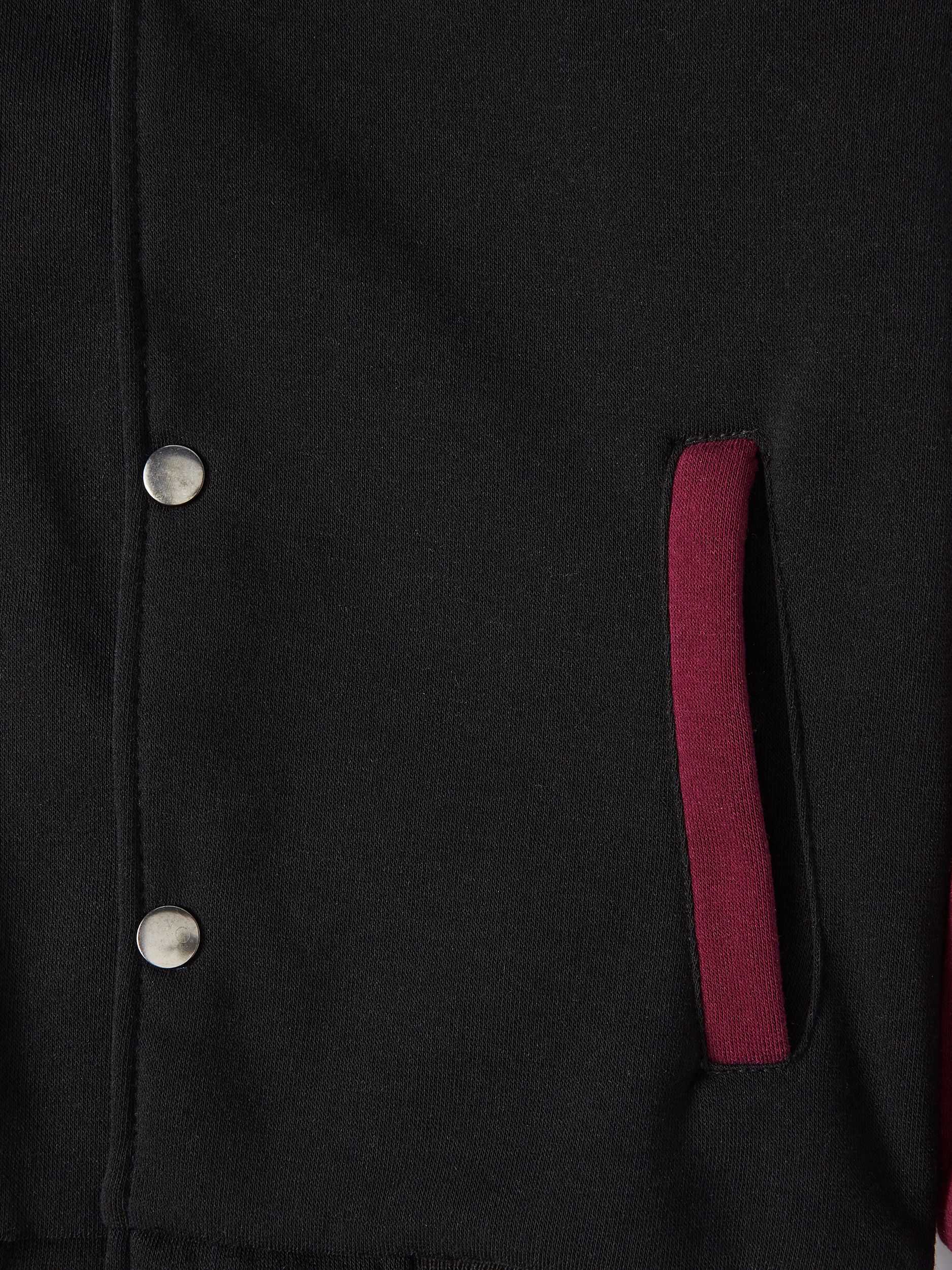 Bocini Boys Unlined Fleece Varsity Jackets, Sizes 6-16 - image 2 of 3