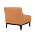 thumbnail image 6 of Lexicon Houghton Leather Accent Chair in Orange, 6 of 8