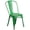 Distressed Green, variant on Bowery Hill Metal Dining Chair in Distressed Black