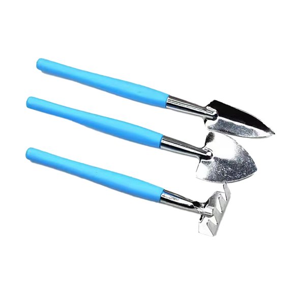 Home and Kitchen Small Garden Tools, 3 Pcs Mini Garden Tools Set, Cute Gardening Tools, Plant Potted Flower Garden Tool Wood Handle For Plant Transplant Kitchen Accessories Kitchen Organization