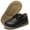 01 Black, variant on Toddler Boys Girls Oxford Shoes Lace-Up PU Leather School Uniform First Walker Outdoor Dress Flat Loafer Shoes(Toddler/Little Kid)