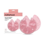 Motherhood Maternity Breast Therapy Packs for Breastfeeding – Hot & Cold Gel Packs for Engorgement, Plugged Ducts & Pumping Relief – Reusable Breastfeeding Packs with Soft Covers, 2 Pack