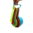 thumbnail image 4 of JUEGO DE CUCHARAS Y TAZAS MEDIDORAS ANIDADAS, TAZAS MEDIDORAS COLORIDAS, GANCHOS Extraybles, Material PP, Para Cocinar Hornear Con Comida Para Mascotas, 4 of 7