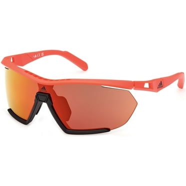 Sunglasses Adidas Sport SP 0072 67L Matte Red / Roviex Mirror