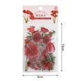 thumbnail image 6 of opvise 80Pcs/Set Floral Scrapbook Sticker Transparent PET Waterproof Self-adhesive Assorted DIY Retro Natural Flower Planner Journaling Sticker Student Supplies B, 6 of 8