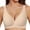 Beige, variant on V Petal Bras for Women No Underwire Soft Wireless Bralettes Comfort Seamless Bra for Ladies Black XL