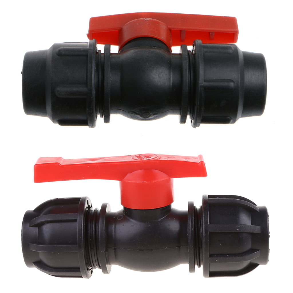 Water Pipe Quick Valve Connector PE Tube Ball Valve Accessory 20mm/25mm/30mm 