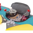 thumbnail image 5 of Creative Outdoor Portable Folding Table with Built-In Outdoor Cooler and 4 Cup Holders, Teal Gray, 5 of 8