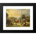 thumbnail image 2 of Kilian Zoll 18x14 Black Modern Framed Museum Art Print Titled - Midsummer Dance at Rattvik (1852), 2 of 5