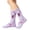 Purple [Halloween Gifts for Women Clearance Sales], variant on WEIWEN Halloween Socks for Women Men Crew Funny Cute Spooky Season Crew Socks 1 Pair Novelty Fun Halloween Gifts Light Pink, One Size