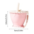 thumbnail image 3 of Vaso de silicona plegable con pajita. Taza de viaje reutilizable – Vaso portátil plegable, resistente a fugas, asa de cordón, lavavajillas, camping al aire libre, picnic de senderismo, 3 of 6