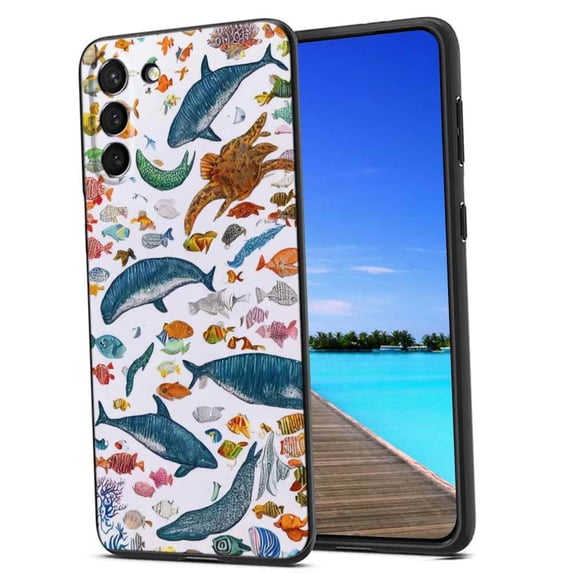 Compatible with Samsung Galaxy S21+ Plus Phone Case, 94Ocean-21 Case Silicone Protective for Teen Girl Boy Case for Samsung Galaxy S21+ Plus