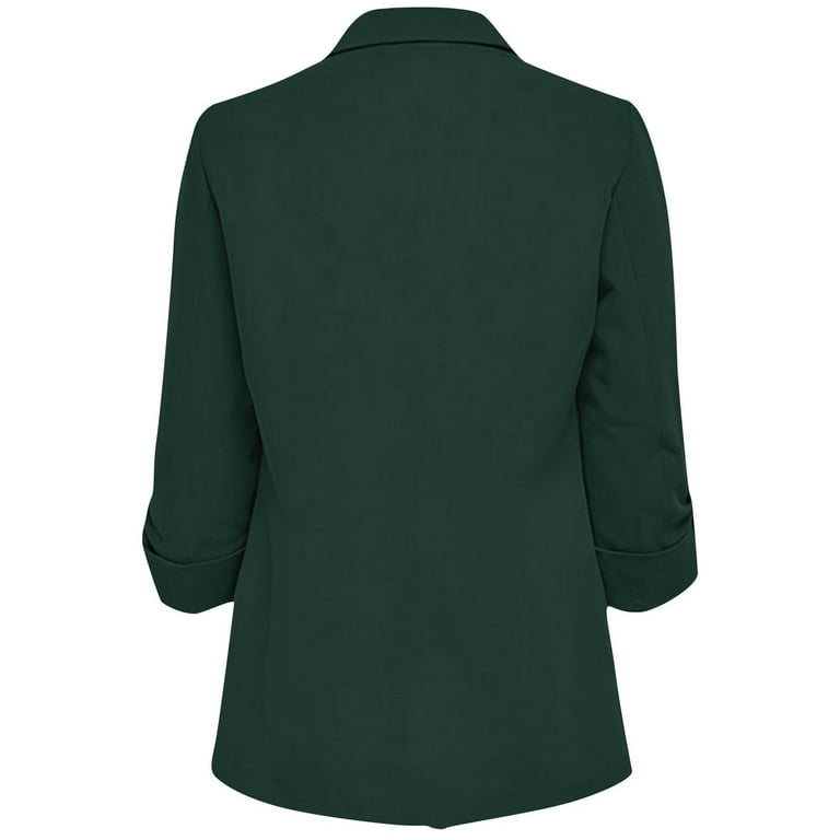 Casual Solid Pocket Turndown Collar Outerwear Casual Solid Pocket Turndown Collar Outerwear
