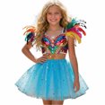 thumbnail image 4 of JIAYUE Carnival Girls Children Skirts Sequins Mini Elastic Waist Flared Tutu Skirt For Children Chic Party Wear, 4 of 4