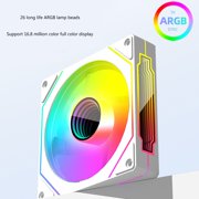 Computer Case Fan 120mm Case Fan ARGB Fan 4Pin Connectors Quiet PC Case