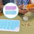 thumbnail image 3 of 2Pcs 31 Compartments Monthly Pill Organizer Pill Case Medicine Box Container, 3 of 9