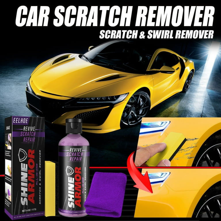 Wovilon Scratch And Swirl Remover - Ultimate Car Scratch Remover - Polish & Paint  Restorer - Easily Repair Paint Scratches, Scratches, Water Spots! Car  Buffer Kit 