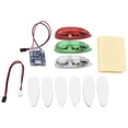 thumbnail image 1 of Yosoo Drone Flash Light, 3pcs/set Drone Flash LED Wireless Light for RC Fix Wing Aircraft Airplane Helicopter, 1 of 7